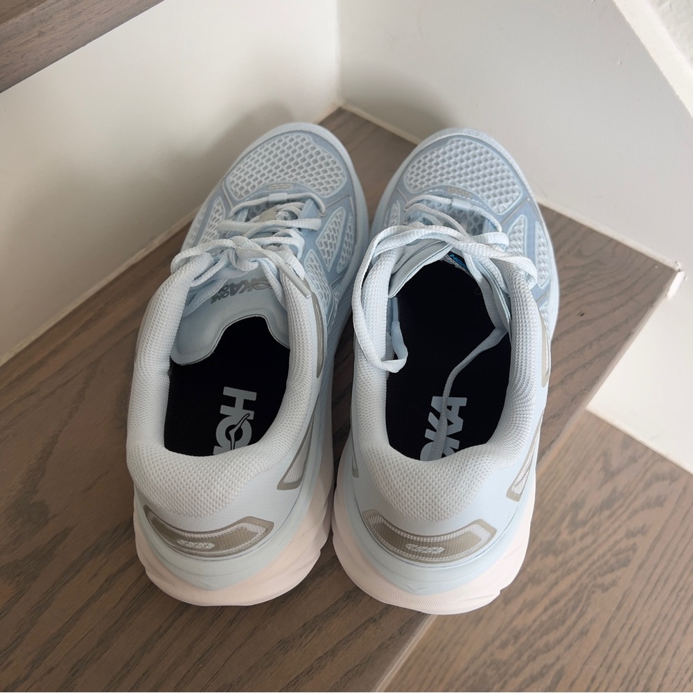 NWOB HOKA Clifton One9 Sneakers in Clear Lake Blue / White - Picture 6 of 8